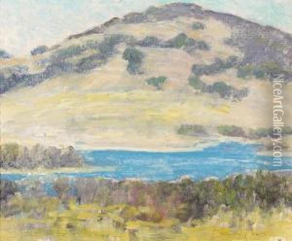 Carmel River Oil Painting - William Posey Silva