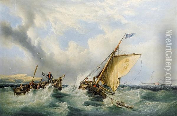 Pilot Cutter No. 3 Oil Painting - Henry King Taylor