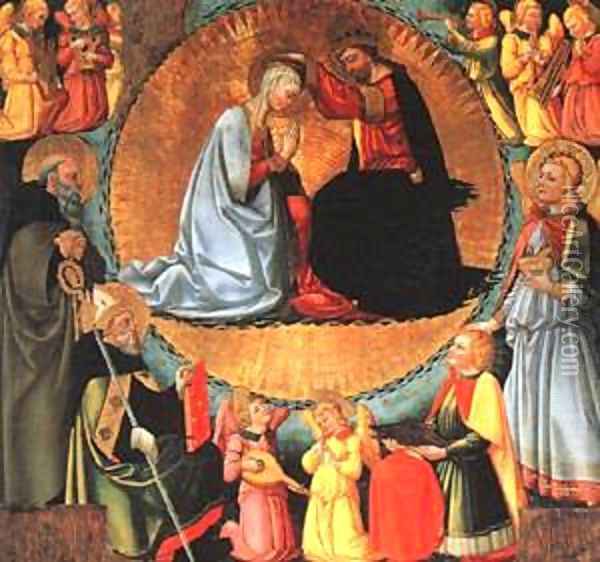 The Coronation Of The Virgin Oil Painting - Nero di Bicci