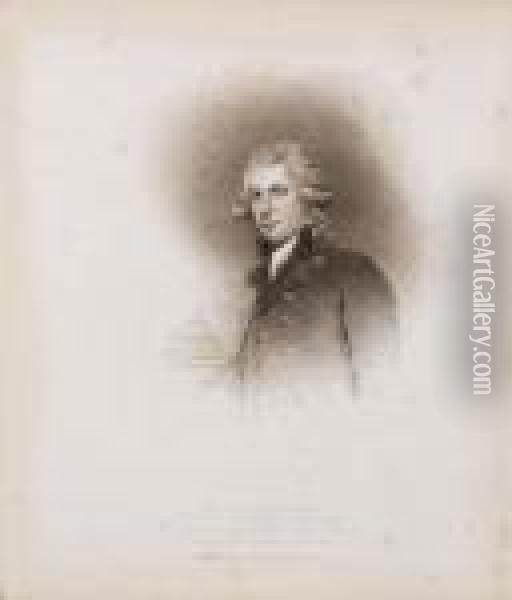Portrait Of The Rt Hon Richard Brinsley Sheridan Oil Painting - Sir Joshua Reynolds