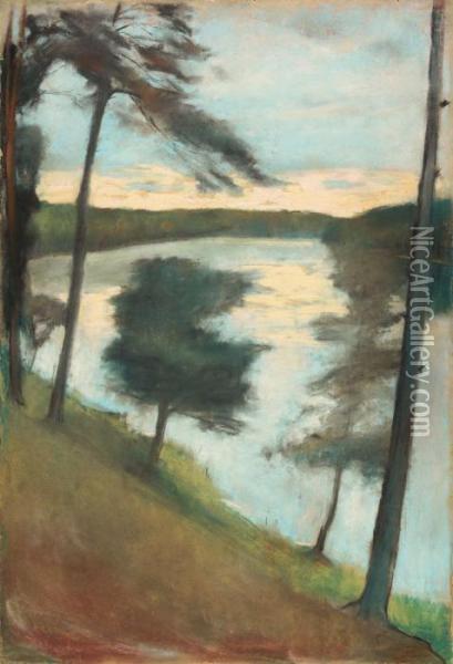 Markischer See Oil Painting - Lesser Ury