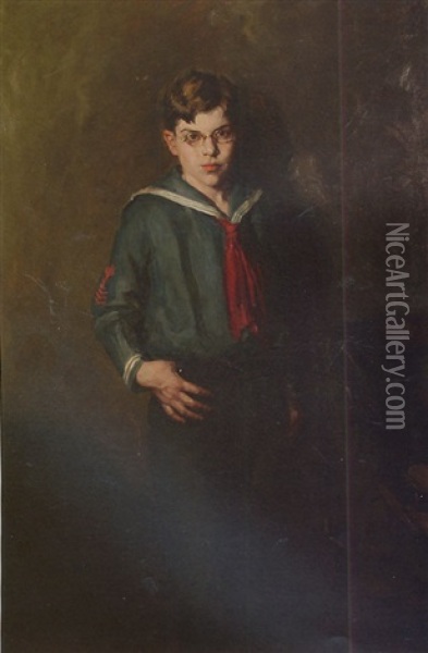 Portrait Of Richard W. Sears, Ii Oil Painting - Henry Salem Hubbell