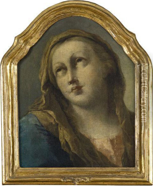 Vergine Assunta Oil Painting - Giovanni Antonio Guardi