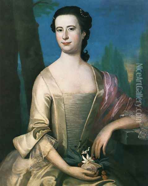 Portrait of a Woman Oil Painting - John Singleton Copley