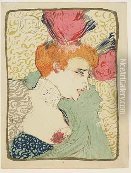 Madamoiselle Marcelle Lender, En Buste Oil Painting - Henri De Toulouse-Lautrec