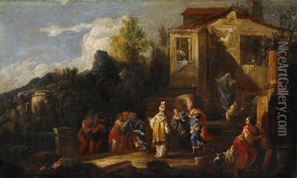 The Return Of The Prodigal Son Oil Painting - Johann Heiss