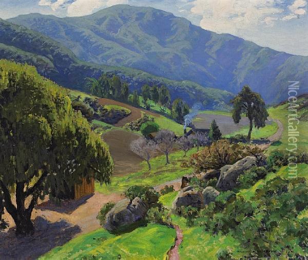 In Laguna Canyon Oil Painting - William Alexander Griffith