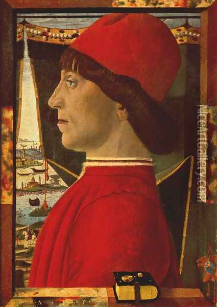 Portrait Of A Young Man Oil Painting - Baldassare Estense