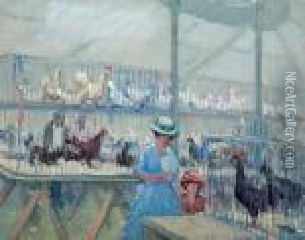 The County Fair Oil Painting - Frederick Kitson Cowley