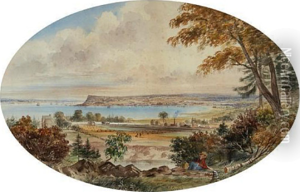 Quebec From Beauport Oil Painting - Washington F. Friend