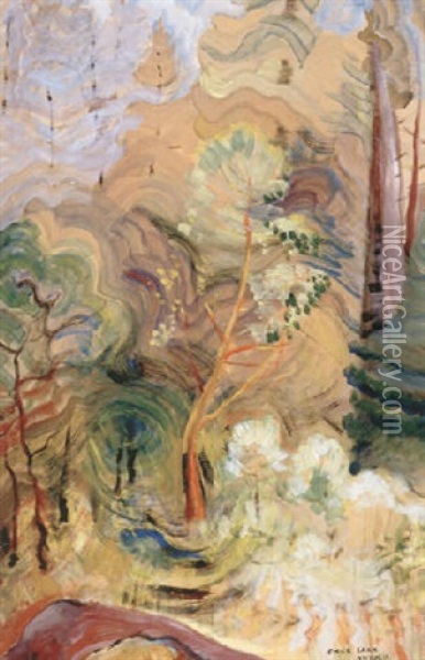 Young Arbutus Oil Painting - Emily Carr