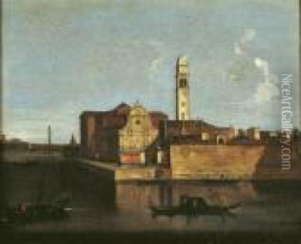 L'ile De San Clemente Sur La Lagune De Venise Oil Painting - Francesco Tironi
