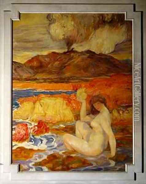 Geology Oil Painting - Clementine-Helene Dufau