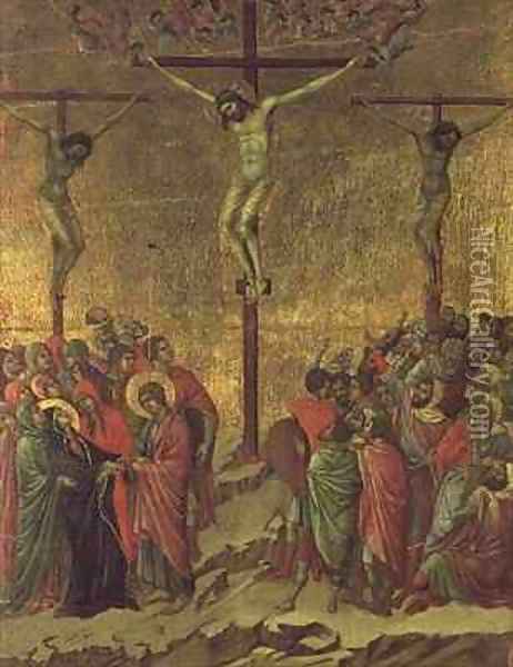 Crucifixion Oil Painting - Buoninsegna Duccio di