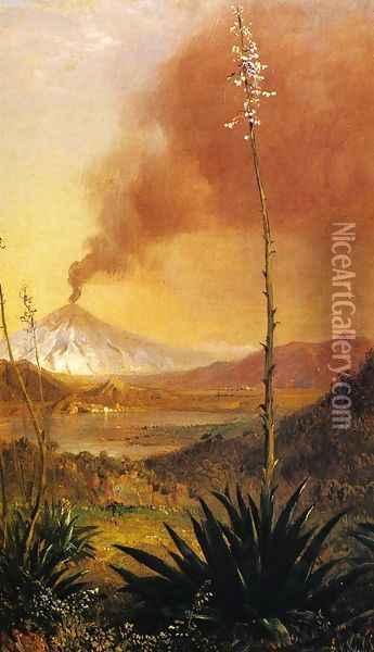 Title Unknown Oil Painting - Frederic Edwin Church