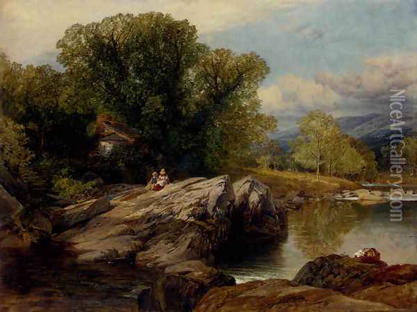 Bettws-y-Coed Oil Painting - Frederick William Hulme