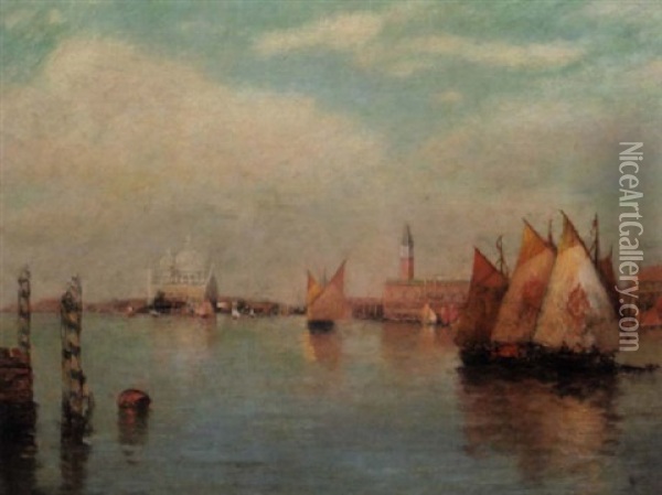 Venice, View Of The Grand Canal Oil Painting - Henry Ward Ranger