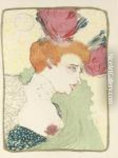 Mademoiselle Marcelle Lender (d. 102; Adr. 115; W. 99) Oil Painting - Henri De Toulouse-Lautrec