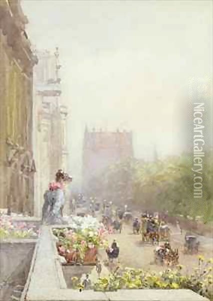 Piccadilly in June Oil Painting - Rose Maynard Barton