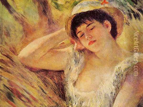 The Sleeper Oil Painting - Pierre Auguste Renoir