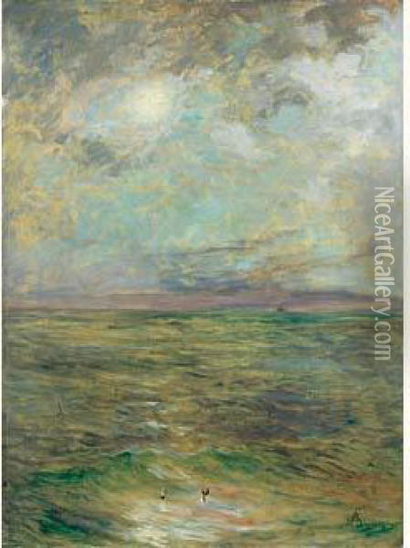 Vue De Mer Oil Painting - Aime Stevens