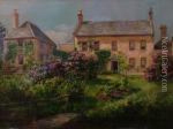 Marlee House Oil Painting - Catherine Mary Wood