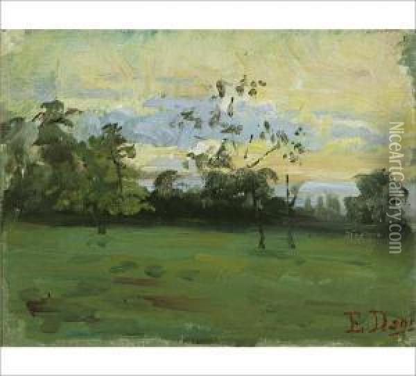 Evening Sky Oil Painting - Elin Danielson-Gambogi