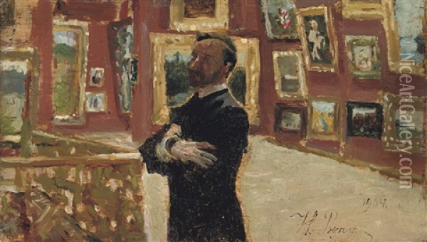 The Curator Oil Painting - Ilya Repin