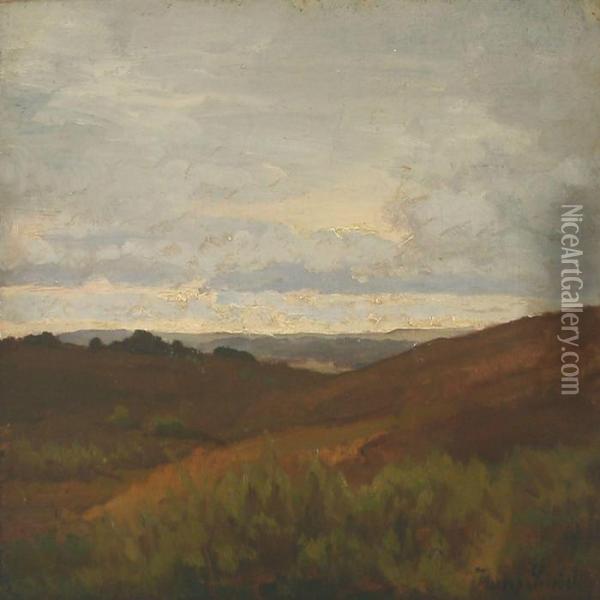 Moorland Oil Painting - Hans Ludvig Smidth