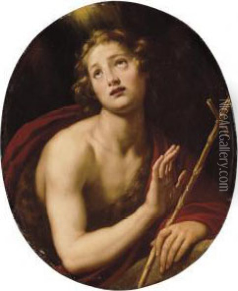 Saint John The Baptist Oil Painting - Matteo Roselli