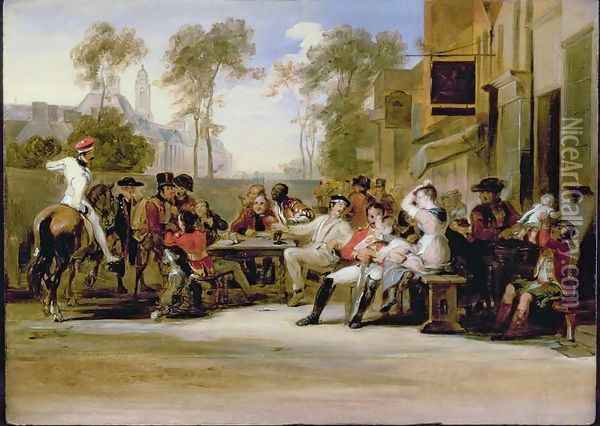 Chelsea Pensioners, 1836 Oil Painting - William Simpson