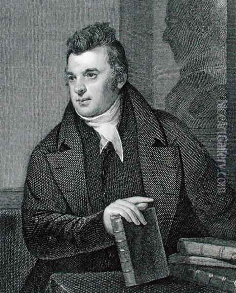 David Hosack, engraved by Asher Brown Durand 1796-1886 Oil Painting - Thomas Sully