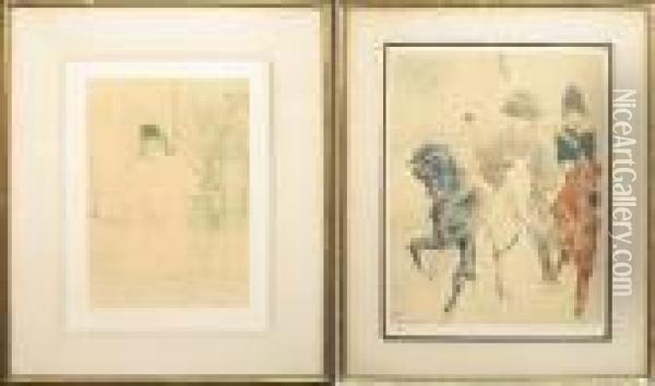 Various Subjects Oil Painting - Henri De Toulouse-Lautrec