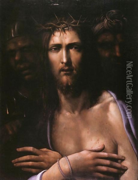 Ecce Homo Oil Painting - Il Sodoma (Giovanni Antonio Bazzi)