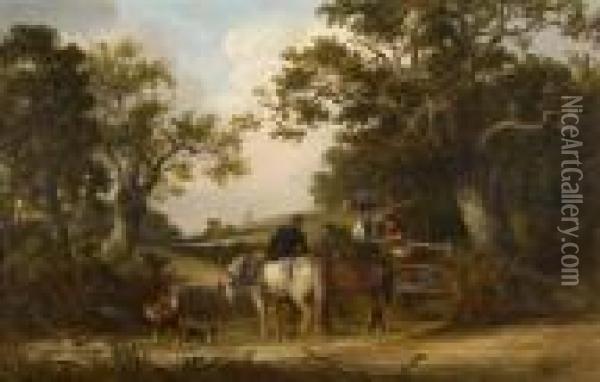 The Ford Oil Painting - Thomas Smythe