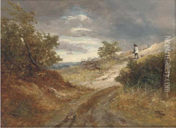 A Blustery Day Oil Painting - Joseph Thors