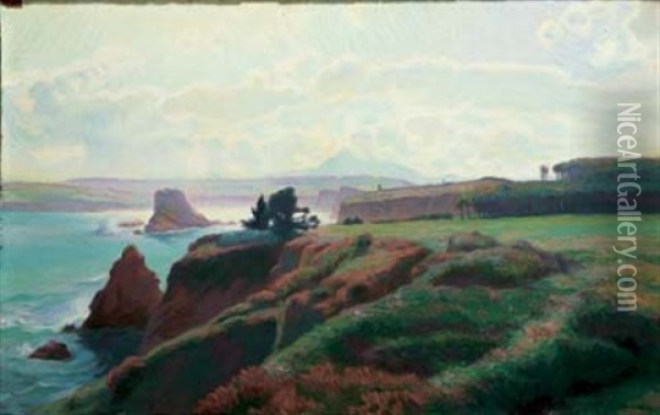 Paysage Oil Painting - Victor Emile Prouve