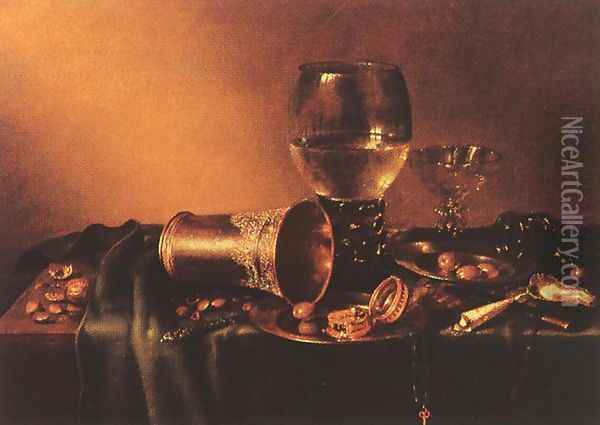 Still-life 1657 Oil Painting - Willem Claesz. Heda
