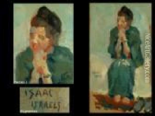 Sitzende Frau Oil Painting - Isaac Israels