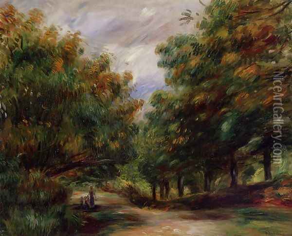 Road Near Cagnes Oil Painting - Pierre Auguste Renoir