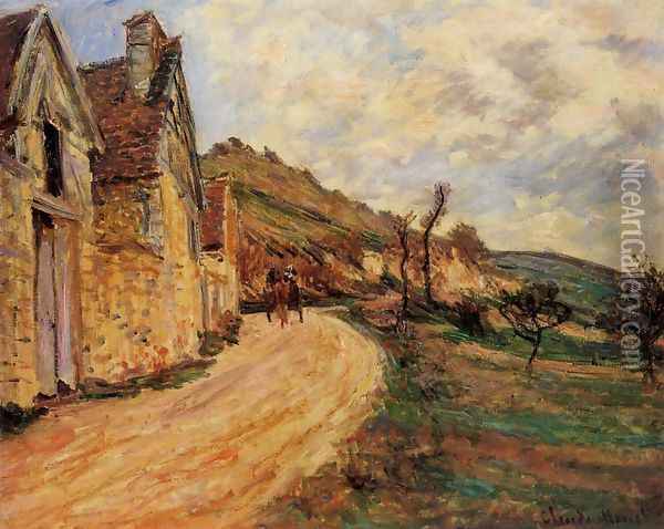 Les Roches At Falaise Near Giverny Oil Painting - Claude Oscar Monet