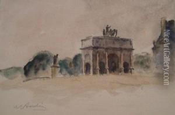 L'arc De Triomphe Oil Painting - Maurice Asselin