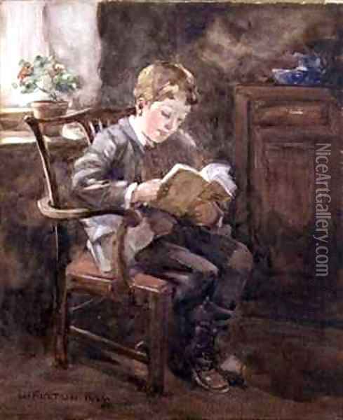 A Good Story Oil Painting - David Fulton