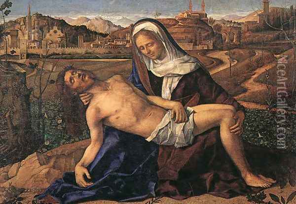 Pietà 1505 Oil Painting - Giovanni Bellini