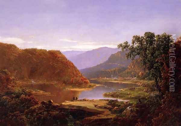Autumn Landscape I Oil Painting - William Louis Sonntag