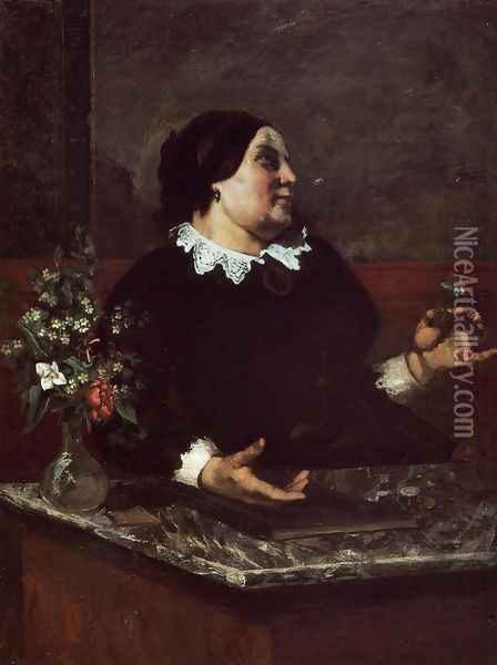 Mère Grégoire (Mother Grégoire) Oil Painting - Gustave Courbet