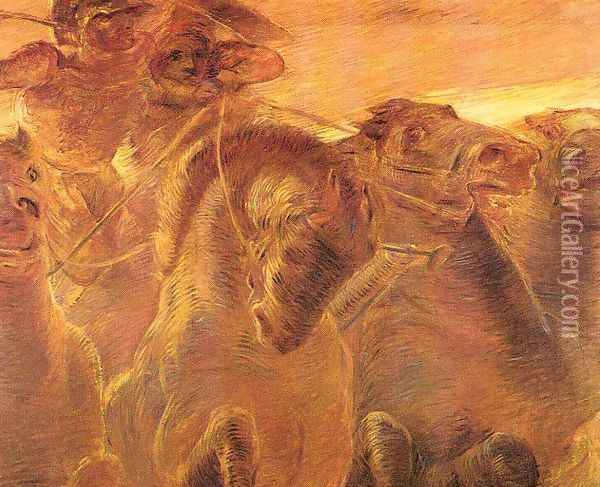 Eroica 1907 Oil Painting - Gaetano Previati