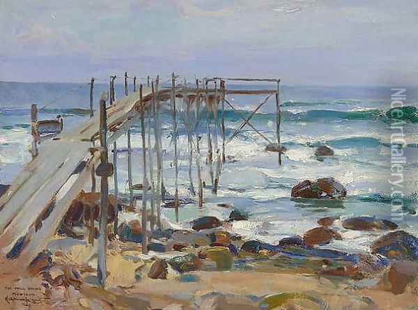 The Mill Stand-Montauk, 1928 Oil Painting - Walter Granville-Smith