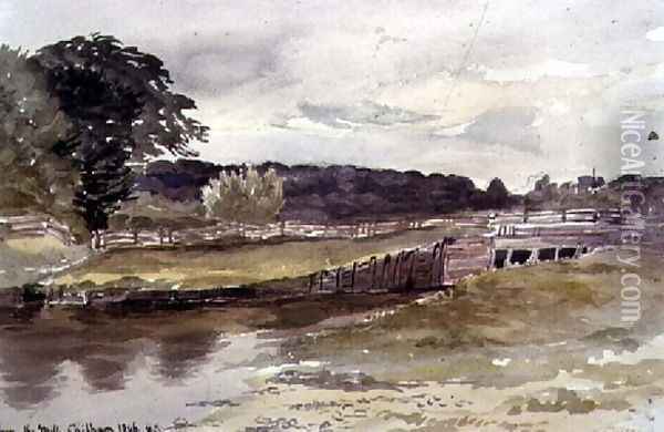 From the Mill, Chilham Oil Painting - Sir Henry Cole