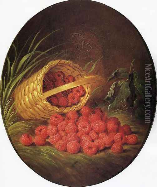 Basket of Berries Oil Painting - Sarah Miriam Peale